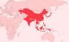 Asia (20+ areas)
